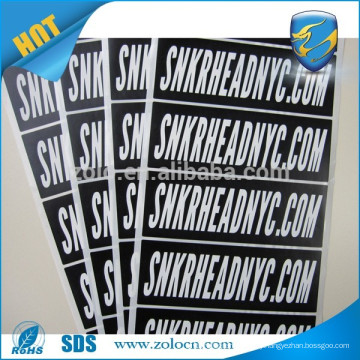 Self adhesive custom vinyl eggshell gold foil stickers with free samples